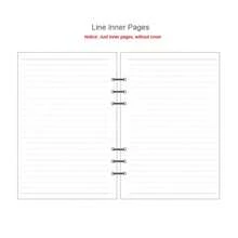 45 Sheets A5 A6 A7 Loose Leaf Notebook Refill Spiral Binder Inner Page Weekly Monthly To Do Line Dot Grid Inside Paper Stationery - Multicolor - View 24