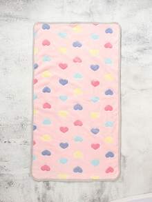 This Lightweight, Breathable, Washable And Cozy Pet Blanket Is Made Of Polyester Fiber, Suitable For Small Cats And Dogs To Use In Autumn And Winter Seasons. - Pink - View 7