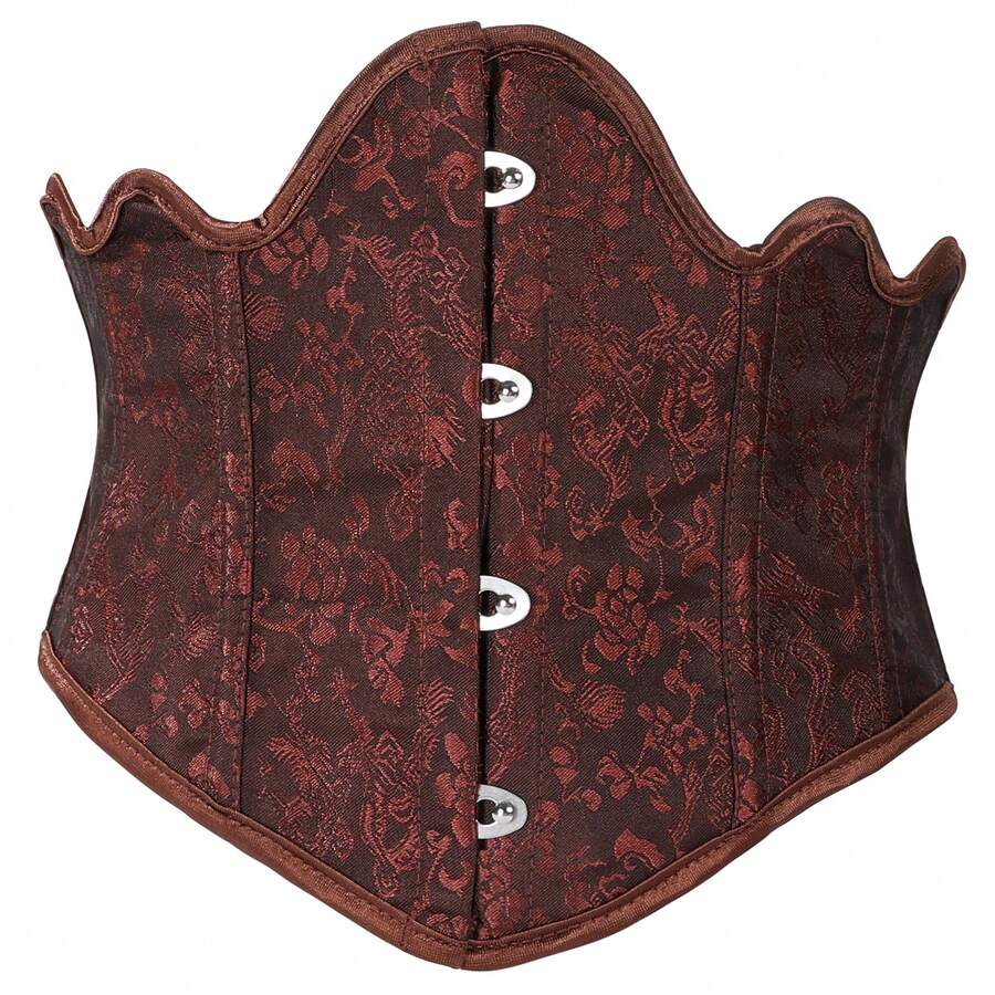 1 chiếc áo corset định hình eo cho nữ, giúp kiểm soát vòng bụng hiệu quả. - Cà phê nâu - Xem 1