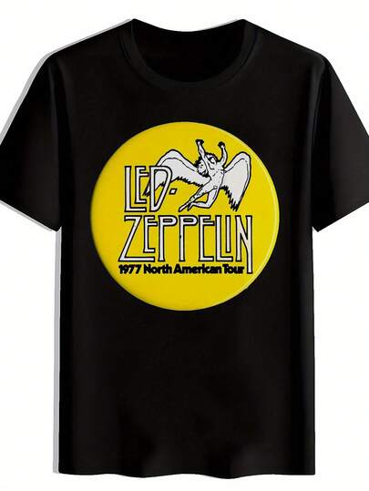 1 Camicia casual da uomo a maniche corte con scollo tondo in poliestere. Estiva. Con stampa di band rock vintage. KORN. AC. SLIPOKOT. Iron. Virgin. Verde. LINKIN. Kiss. I Grammy. Per adulti.