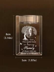 Chân nến pha lê in ảnh cá nhân hóa - 11 kiểu dáng - Có thể tùy chỉnh, thích hợp làm quà tặng đám cưới, sinh nhật hoặc các dịp lễ - Pha lê trang trí nghệ thuật - Thích hợp cho Giáng sinh, Lễ Tạ ơn, Ngày của Cha, Ngày của Mẹ và các dịp khác, ảnh pha lê 3D, tạo nên những kỷ niệm vĩnh cửu. - Nhiều màu - Xem 28