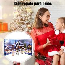 Calendario de Adviento de Gnomo de Navidad 2025 - 24 ías de Navidad, Regalo Decorativo con Juguete de Peluche de Gnomo para Niños - Un color - Ver 7
