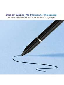 三合一触控笔，可磁性吸附的多功能电子触摸屏笔，兼容智能手机、平板电脑和 iPad，适合绘图、书写和触摸编辑。