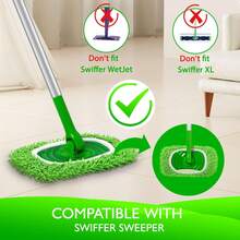 2/4/6/8-Piece Reusable Mop Pad Replacement Pack - Washable Microfiber Wet And Dry Mop Pads, Compatible With Sweeping Mops, Perfect For Cleaning Soft Floors And Hardwood Floors (Mop Not Included). - 彩色 - 查看 3