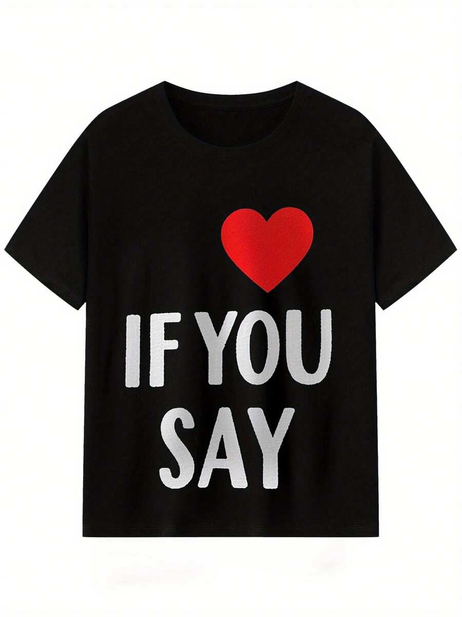 SI DICES camiseta estampada, ejercicio - Por defecto - Ver 1
