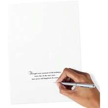 Hallmark Thomas Kinkade - Surtido de tarjetas de Navidad en caja, casas nevadas (40 tarjetas con sobres y sellos de aluminio)(Thomas Kinkade, Paz) - Multicolor - Ver 6