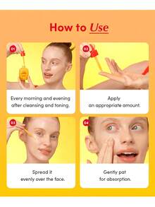 1 瓶维生素亮肤精华液，富含维生素 C 和烟酰胺，强化皮肤屏障，利用神经酰胺和透明质酸保湿，容量 30 毫升（1.01 液体盎司）。 - 金色 - 查看 7