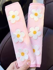 1 件/2 件汽车安全带肩部保护套汽车防夹颈带保护套柔软舒适 - 均碼 - 查看 11