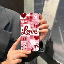 1PC Phone Case,  Love Hearts Gifts Angels Trees , Stylish Phone Case, Phone Decoration, All-around Lens Protection, Creative Small Gift, Funny Gift for Boys and Girls - ブラック - チェックする 5