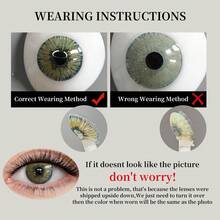 1 Pair Of Natural Color Soft Contact Lenses, Yearly Replacement, 14.5mm Diameter, Suitable For Dating Or Daily Wear, Comfortable And Natural Cosmetic Contact Lenses - Green - View 4