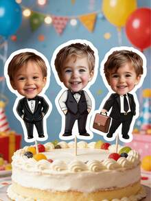 Bộ 10/25/50/100 chiếc phụ kiện trang trí bánh cupcake chủ đề Boss Baby tùy chỉnh, trang trí tiệc theo chủ đề Boss Baby cá nhân hóa, trang trí vui nhộn, kèm nhãn dán hình mặt, ảnh tùy chỉnh, trang trí bánh dễ dàng - Thích hợp cho sinh nhật, tiệc mừng em bé, họp mặt gia đình, bánh ngày lễ - Lý tưởng cho gia đình, những người đam mê tự làm tiệc, người tổ chức sự kiện - Trang trí bánh, trang trí bánh ngày lễ cá nhân hóa, trang trí món tráng miệng, đồ dùng tiệc tùng, đồ dùng nhà bếp. - Nhiều màu - Xem 8
