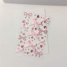 1片/5片装 这款圣诞蝴蝶结水钻贴纸采用可爱的爱心和蝴蝶结设计，非常适合节日派对、角色扮演和拍照。闪亮的水钻和精致的蝴蝶结细节，为您的造型增添甜美迷人的气息。易于粘贴，是打造圣诞节和其他庆祝活动中迷人面部彩绘的理想之选。 - 彩色 - 查看 13