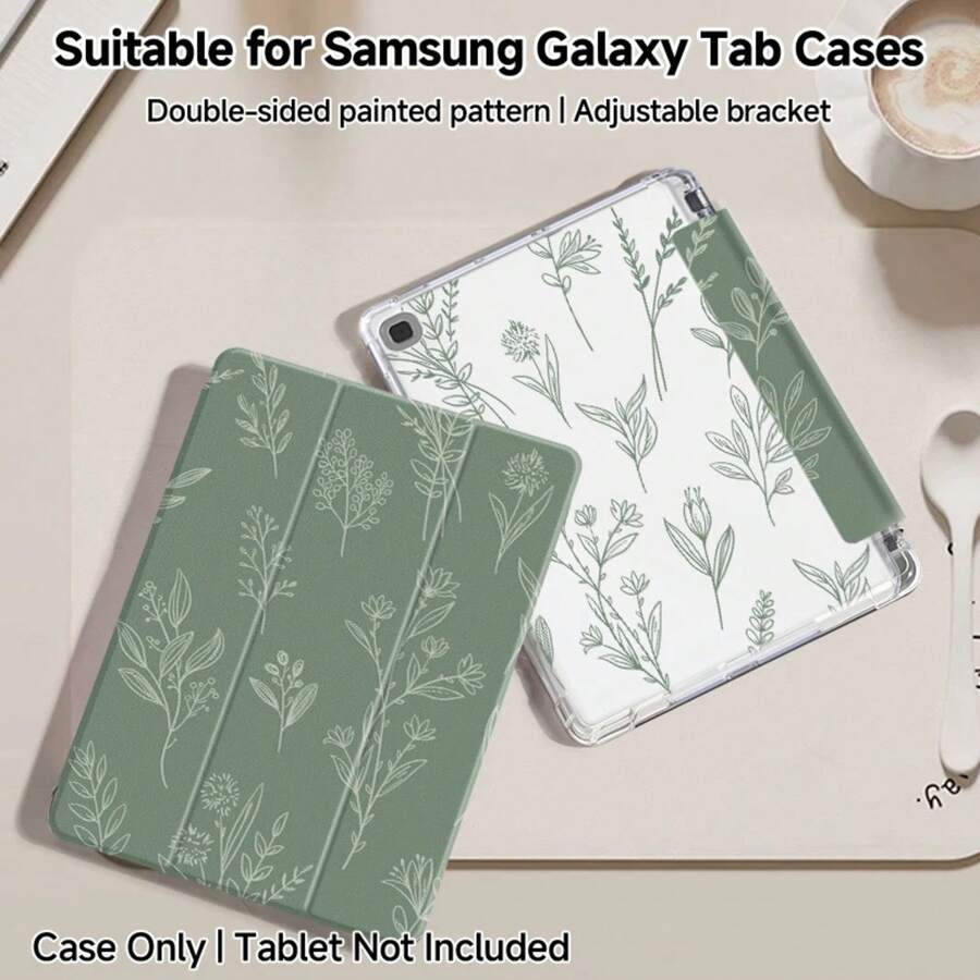 For Samsung Galaxy Tab S7S8S9 11 Inch,S6 Lite 10.4 A7 Lite 8.7 A8 10.5 A9+ S7+S8+S9+ 12.4,Tri-Fold Double-Sided Painted Case.Christmas Accessories.Hot Selling/Galaxy Case. - Trộn màu 3 - Xem 1
