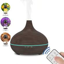 150ml Essential Oil Diffuser, USB Compact Humidifier, Essential Oil Diffuser For Bedroom Office, Corded Remote Control Cool Mist Humidifier, No Water Auto Shut Off Aromatherapy, 3 Timer Settings - USB - View 10