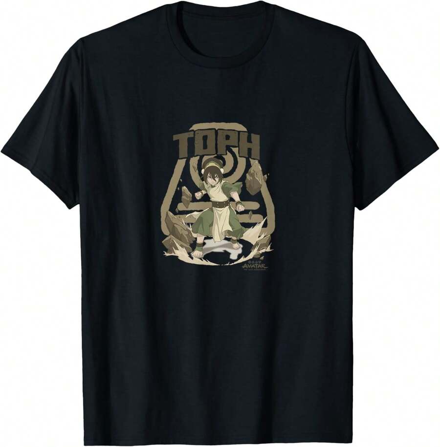 Toph Earthbending Epic Stance T-Shirt - màu đen - Xem 1
