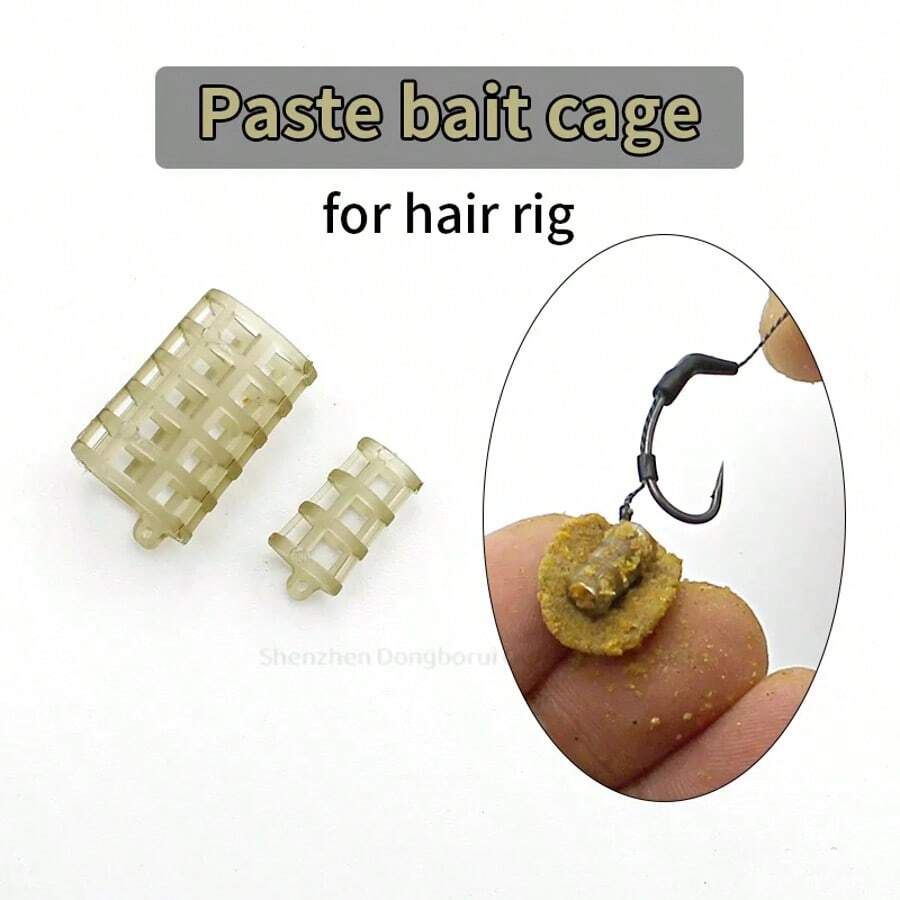 Carp Fishing Tool Paste Bait Cage For Hair Rig Groundbait Carp Coarse Method Feeder Fishing Tackle Equipment - Green - View 1