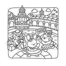 40-Page Coloring Book "Wonderful Places: Cozy Travel" - 205gsm Thick Opaque Paper | Imaginative Global Destination Scenes (Cute Dogs & Bears On Skateboards Adventure At Iconic Landmarks) | Bold Outlines, Easy To Color, Ideal For Adult & Teen Leisure, Travel Theme Relaxation And Gatherings With Friends, Suitable For Stationery, School Supplies, Great Gift For Girls, Valentine's Day, New Year