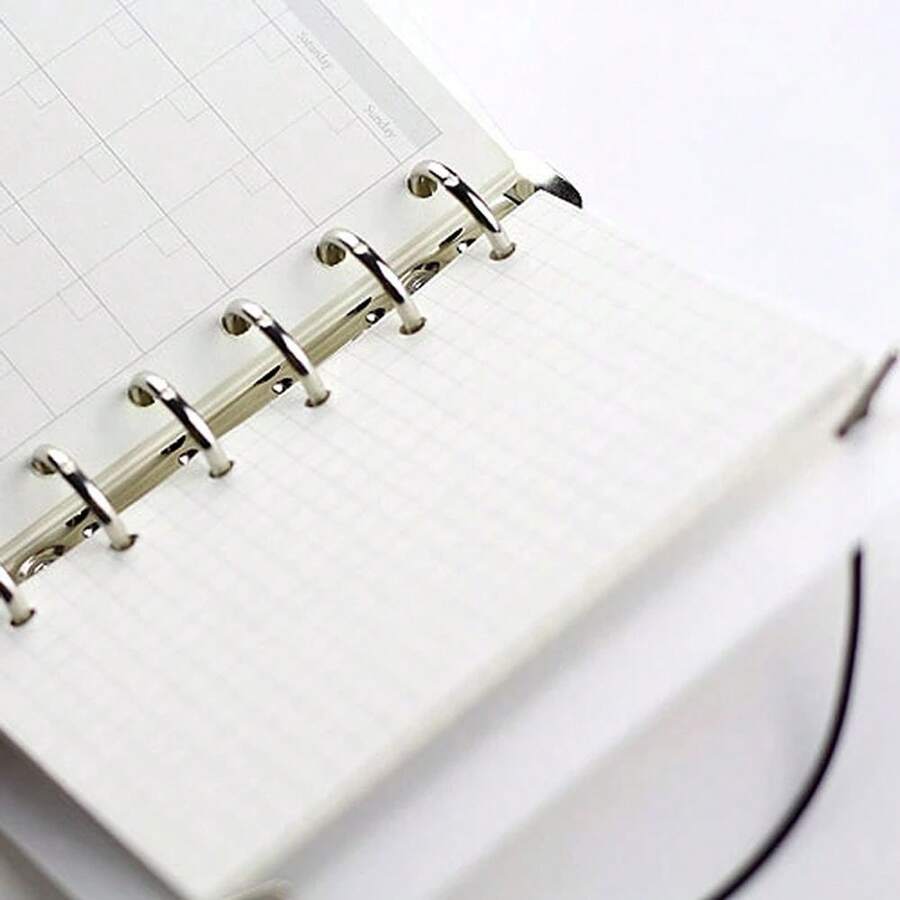 45 Sheets A5 A6 A7 Loose Leaf Notebook Refill Spiral Binder Inner Page Weekly Monthly To Do Line Dot Grid Inside Paper Stationery - Multicolor - View 1