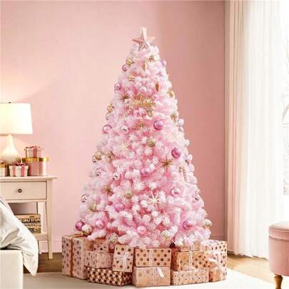 Premium  Snow Flocked Christmas Tree 4ft - 7.5ft - Foldable Stand Indoor Outdoor Easy Assembly 2025