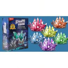 1件装晶体生长科学实验套装，趣味亲子互动实验道具，化学实验晶体生长原理，情商与智力发展，动手玩具 - 生日礼物、复活节礼物、万圣节礼物、圣诞节礼物，完美礼物之选