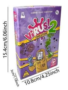 Đồ chơi tương tác Thẻ nhiễm virus siêu vi, Trò chơi hội đồng gia đình, Trò chơi tiệc tùng - Nhiều màu - Xem 14