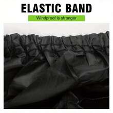 Gray Zipper Car Cover, Scratch-Resistant, Easy To Install, UV-Resistant And Non-Heat Absorbing, Durable And Non-Fading, With Orange Reflective Stripe For Protection, Fits All Vehicle Models. - Grey - View 4