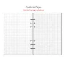45 Sheets A5 A6 A7 Loose Leaf Notebook Refill Spiral Binder Inner Page Weekly Monthly To Do Line Dot Grid Inside Paper Stationery - Multicolor - View 15