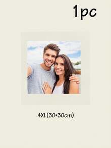 定制熨烫贴纸，个性化T恤熨烫贴纸，定制热转印，可定制照片/文字/Logo/图片的生日礼物，结婚礼物，DTF转印膜，胸前Logo熨烫贴纸，新郎新娘，伴娘伴郎，朋友，家人，必备品，定制热转印印刷，尽显魅力，节日日历，永恒的爱 - 風格A - 查看 9