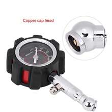 KIMISS Medidor de presión de neumáticos, Manual de mano 0-100PSI Medidor de presión de aire del neumático Medidor Probador para coche camión Motocicleta Bicicleta - 1 - Ver 9