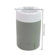 1 pieza Taza limpiadora de patas de mascota, lavador de patas manual por presión para mascotas pequeñas/medianas, también puede usar gatos, suministros de aseo removibles y lavables - Multicolor - Ver 2