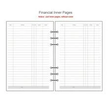 45 Sheets A5 A6 A7 Loose Leaf Notebook Refill Spiral Binder Inner Page Weekly Monthly To Do Line Dot Grid Inside Paper Stationery - Multicolor - View 33