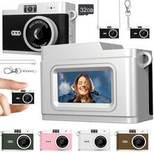 1080P HD Digital Camera, Supports 32GB, Portable Digital SLR Camera, Multi-Function Multi-Filter, Suitable For Video Blogging And Travel Photography, Digital Camera Toy (200mA Rechargeable Battery) - Multicolor - View 2