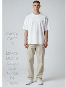 Men's Regular Fit Comfortable Cargo Pants • Ready For Any Occasion - Beige Cargo - Bege Cargo - 查看 1