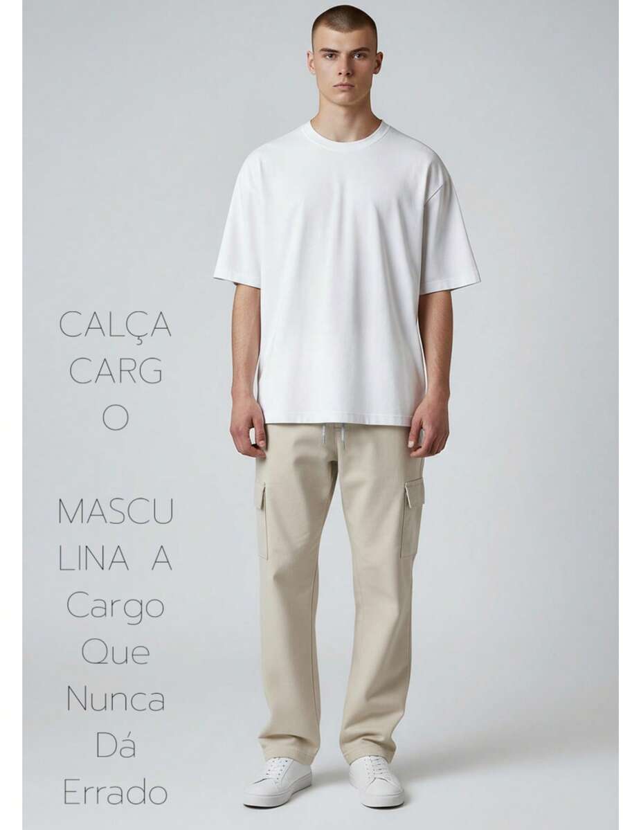 Men's Regular Fit Comfortable Cargo Pants • Ready For Any Occasion - Beige Cargo - Bege Cargo - 查看 1