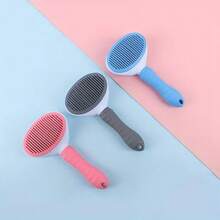 1 chiếc bàn chải chải lông thú cưng mới, chỉ cần nhấn một lần để loại bỏ lông rụng, thích hợp cho chó và mèo, đồ dùng cho thú cưng. - Nhiều màu - Xem 2