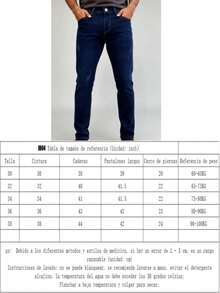 Nuevo 2025, Ropa masculina de alta calidad, azul, azul claro, azul oscuro, cintura media recta, pantalones vaqueros ajustados elásticos, ocio diario, reuniones de negocios, viajes de negocios, se puede usar en todas las estaciones, armarios necesarios, temperamento atmosférico - Azul lavado medio - Ver 5