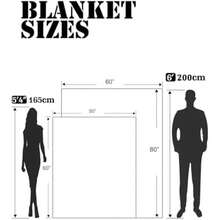 Home Soft Things Manta de Punto de Tweed, Moderno, , , 1(1.27 m x 1.53 m Azul plateado) - Multicolor - Ver 3