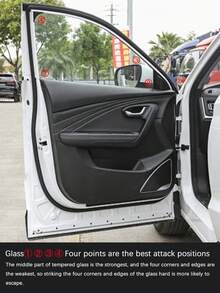 1pc Mini Safety Hammer, Car Safety Hammer, Portable Rescue Hammer, Window Breaker, Car Escape Key Chain, Easy To Carry And Store