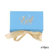 10sets/Pack (Including Ribbons) Eid Al-Adha, Eid Mubarak Sacrifice Festival Arabic Holiday EID Gift Bags, Crescent Moon Castle Candy Boxes For Middle East Festival Party Gifts - 6.5*6.5x*6.5cm - View 16