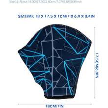 Guantes Natacin Palmeados Webbed Swim Gloves para Entrenamiento Acutico Proteccin Manos Antideslizantes Cmodos Azul Marino Talla - Colores surtidos - Ver 3