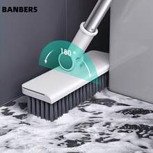 BANBERS  3-In-1 Broom And Dustpan Set, Foldable For Storage Broom And Dustpan Set, Soft Bristle Broom Cover, Suitable For Sweeping And Cleaning (Gray) - Grey - View 8