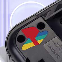 12pcs/Set Red Flag Pattern P5 Logo Gaming Console Stickers, Dust-Proof And Wear-Resistant