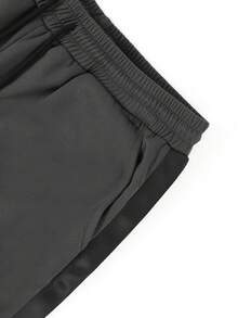 1pc Men's Casual Sweatpants, Loose Fit Fashionable Sports Pants For Outdoor, Comfortable Streetwear, Suitable For Autumn/Winter Workout, Hiking, Jogging - Dark Grey - View 7