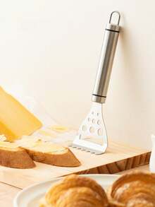 Smörkrava i rostfritt stål, ostskrapa, talgskrapa, oststrimlare, osthyvel - Ostskyvare i rostfritt stål - Multifunktionell handhållen osthyvel, lämplig för matlagning i köket