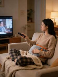 一套灰色热水袋及收纳袋，简约设计，是送给妈妈、爸爸、男士、朋友、老师的理想冬季礼物。毛绒热水袋可拆卸清洗。（请注意，由于批次差异，皮带颜色可能略有不同，内衬条纹和出风口也可能存在差异。由此造成的不便，敬请谅解。） - 彩色 - 查看 4