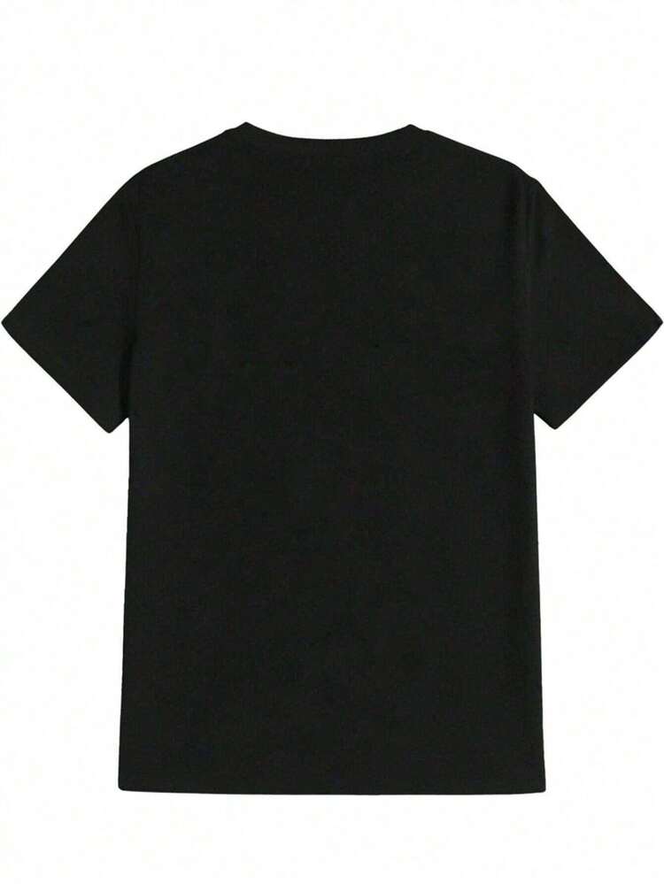 Camiseta gráfica vintage de banda de rock para hombres - Calavera negra desgastada y estampado DENMARK, camiseta casual de verano de poliéster ligero con cuello redondo para conciertos, festivales, playa - Regalo para fanáticos de laúsica lavable aáquina - Negro - Añade 2