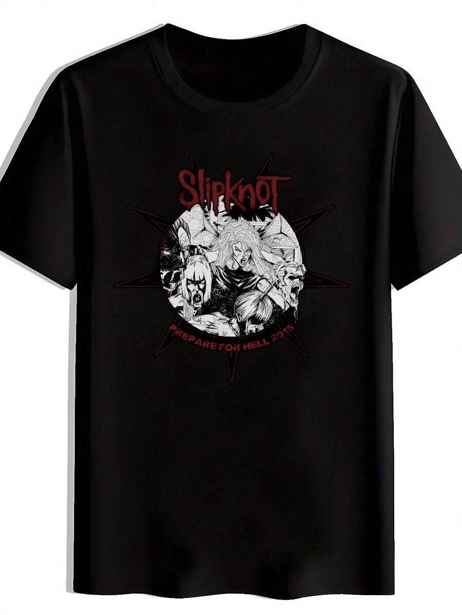 Camiseta gráfica vintage de banda de rock para hombres - Camiseta negra de manga corta y cuello redondo con Rammstein. Maíz. ; Logos - Top Casual de Verano de Poliéster Transpirable para Conciertos. Festivales. Playa; Regalos. Camisetas de banda de rock. Ropa para fanáticos de la música. Camisa lavable en máquina. Conjunto de festival. Estilo punk. Ajuste cómodo. Asistentes al festival - Negro - Ver 1