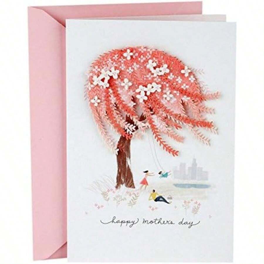 Hallmark - Tarjeta de Firma tarjeta de felicitación de día de la Madre (Little Recordatorio), Little Reminder(Todo lo que haces por nuestra familia) - Multicolor - Ver 1
