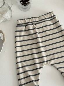 2pcs/Set Baby Girl Lollipop Embroidered Long Sleeve Sweatshirt And Pants Set, Spring/Autumn