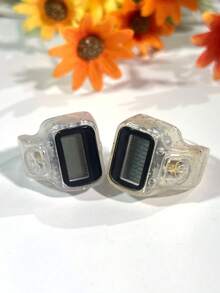 Transparent Crystal Rhinestone Finger Ring Counter, Portable Digital Mantra Counter, Highly Attractive Hand Press Tally Counter - Multicolor - View 11